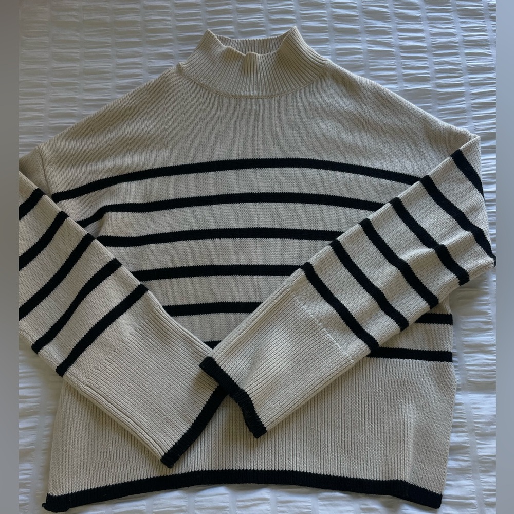 Striped sweater size small